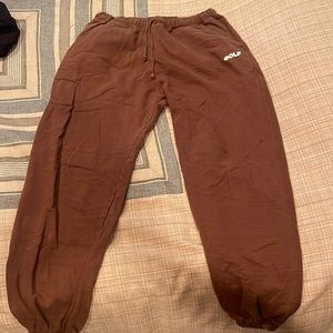 GOLF brown joggers men’s large